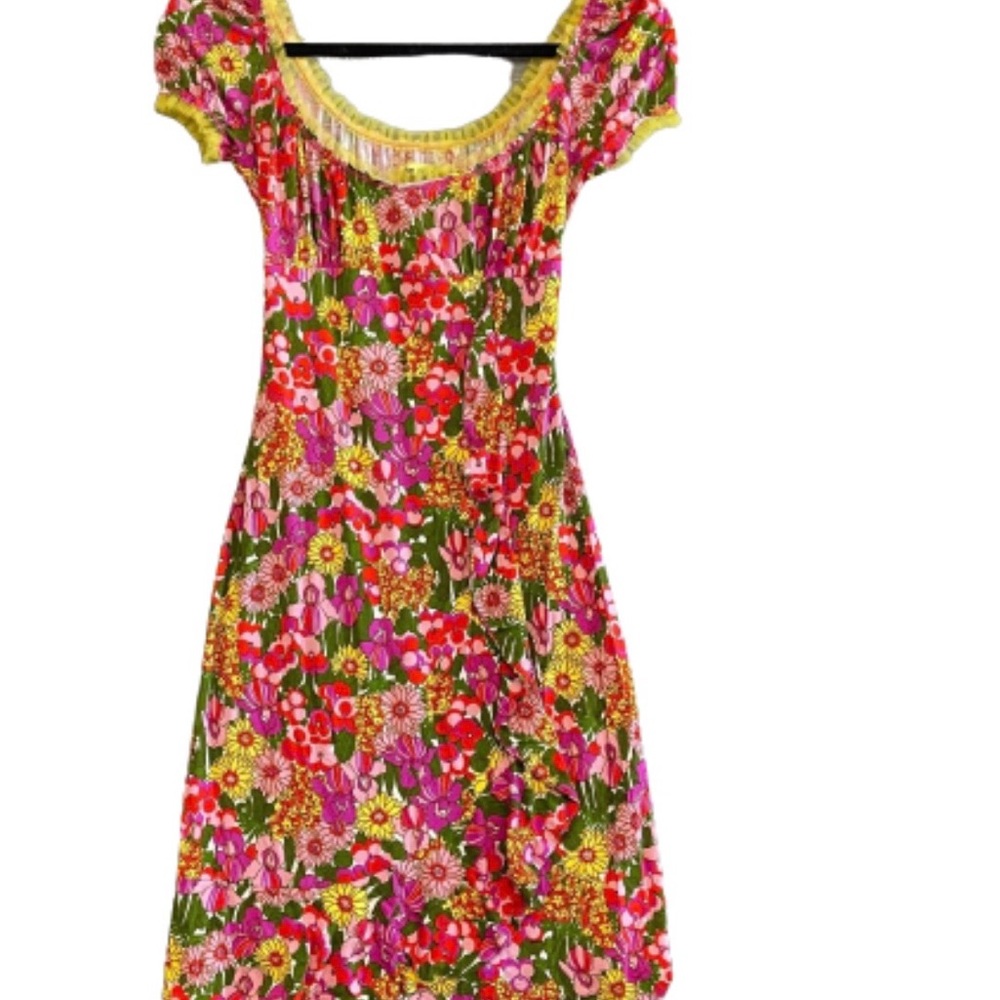 Miss Sixty Colorful Floral Dress vintage nwt y2k